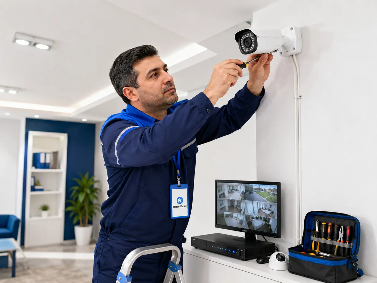 Kamera quraşdırılması və təmiri