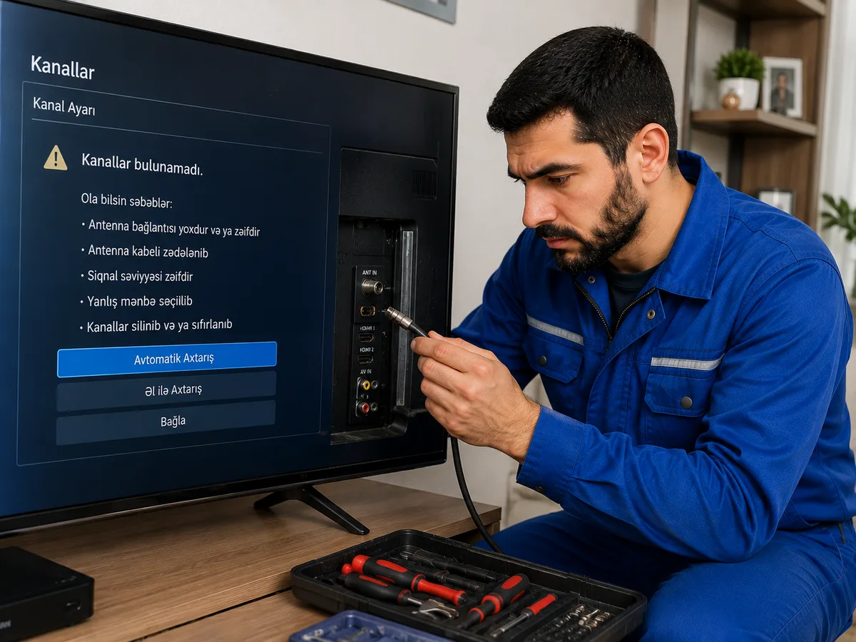 Televizorda kanalların itməsinin səbəbləri nələrdir?