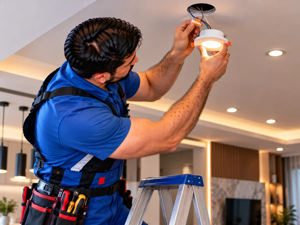 Electrician: How Should Recessed Spotlights Be Installed?